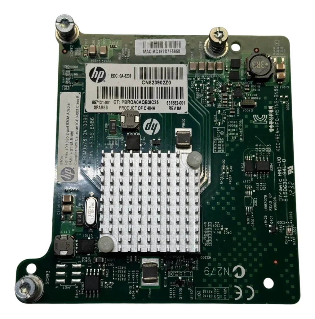 Placa de Rede HP Integrada 530M 10GB 2-Port 657131-001 - Imagem 2