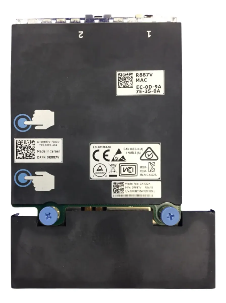 Placa de Rede DELL CX422A 25GB SFP+ 2-Port 0R887V R887V - Imagem 4