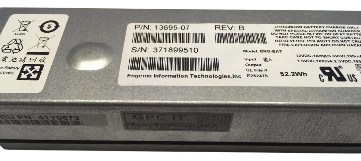 IBM BATERIA P/ STORAGE DS4700 DS4200 PN 41Y0679 13695-07 - Imagem 5