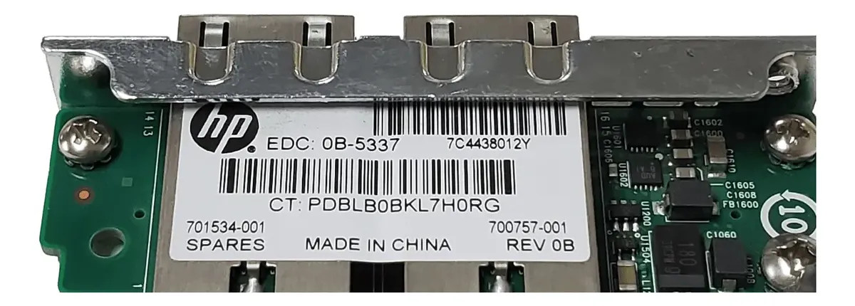 Placa de Rede HP 533FLR-T 10GB RJ45 2-Port 701534-001 700757-001 - Imagem 3