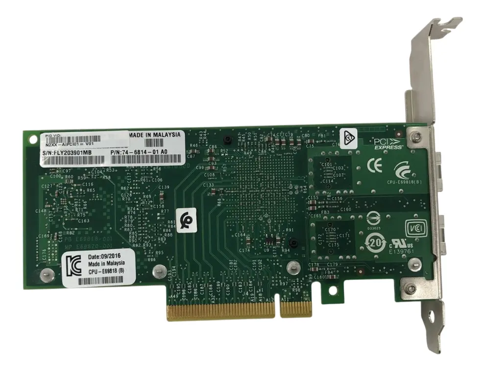 Placa de Rede CISCO X520 10GB SFP+ 2-Port 74-6814-01 - Imagem 4