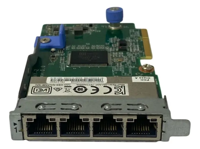 Placa de Rede LENOVO X722 1GB 4-Port RJ45 LOM 01PE407 7ZT7A00545 - Imagem 3