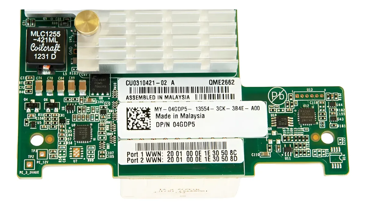 DELL HBA QME2662 16GB FC 2-Port Blade 04GDP5 4GDP5 - Imagem 4