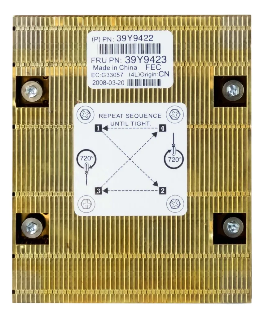 DISSIPADOR IBM P/ SYSTEM X3550 39Y9422 39Y9423 - Imagem 3