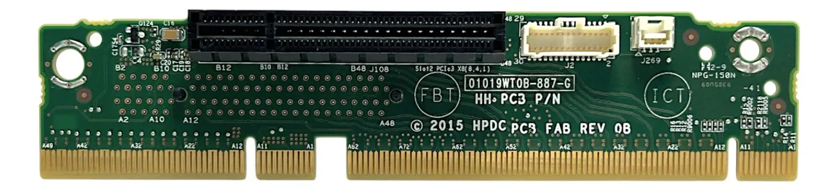 RISER CARD HP DL160 G9 X8 LOM 779924-001 785786-001 - Imagem 3