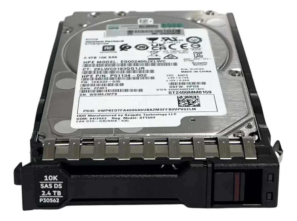 HD HPE 2.4TB 10K 2.5 SAS P28352-B21 P30562-001 - Imagem 2