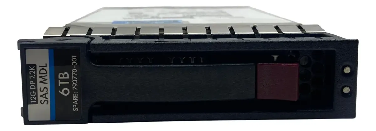 HD HPE 6TB 7.2K 3,5 12GB SAS 793770-001 791394-001 - Imagem 2