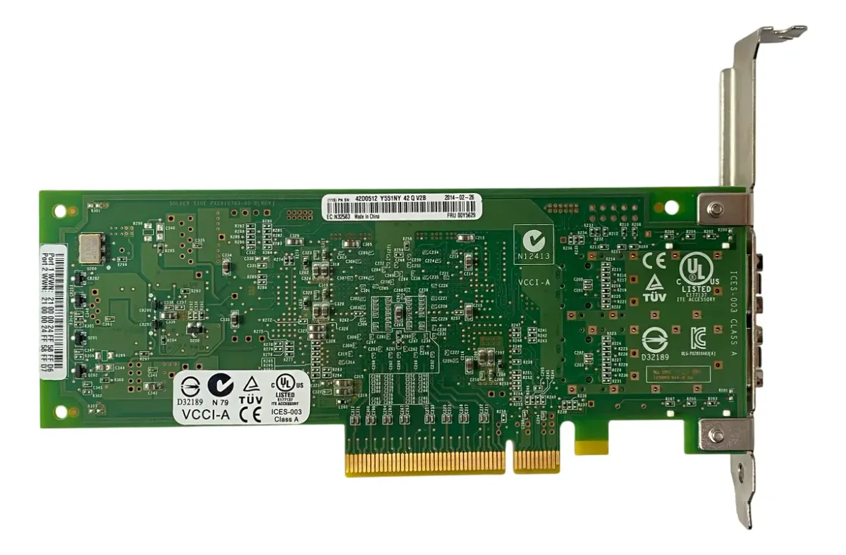HBA IBM QLE2562 8GB FC SFP 2-Port 00Y5629 44T1359 - Imagem 4