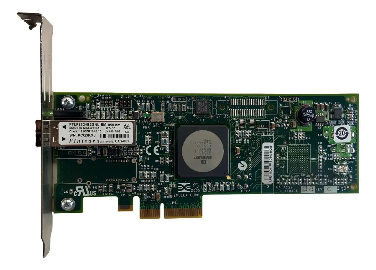 IBM HBA LPE11000 4GB FC 1-Port 43W7510 43W7509 42C2069 - Imagem 2