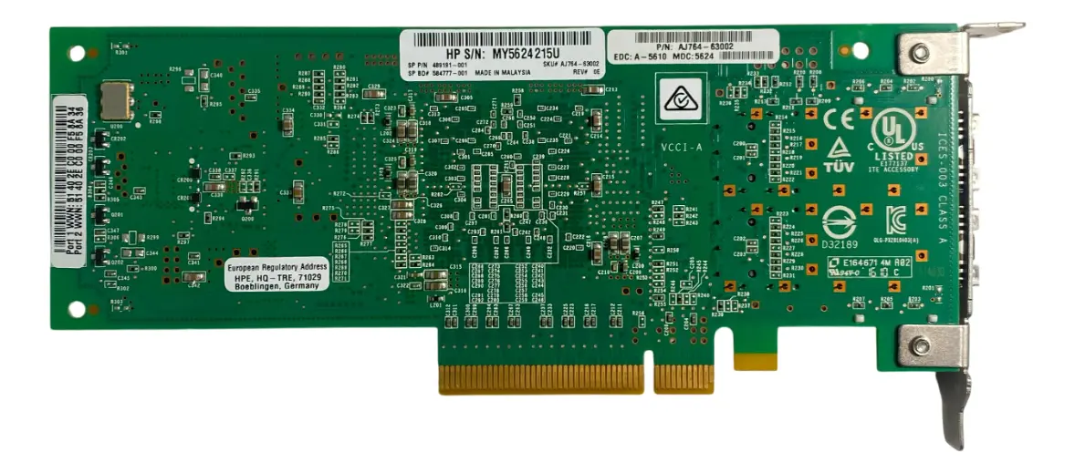 PLACA HBA HP 8GBP/S FC 2-PORT AJ764-63002 489191-001 - Imagem 5