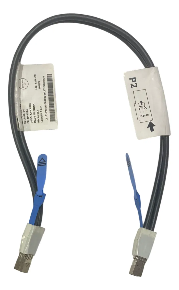 Cabo Mini SAS HD SFF-8644 IBM 0.6M 00J0094 - Imagem 3
