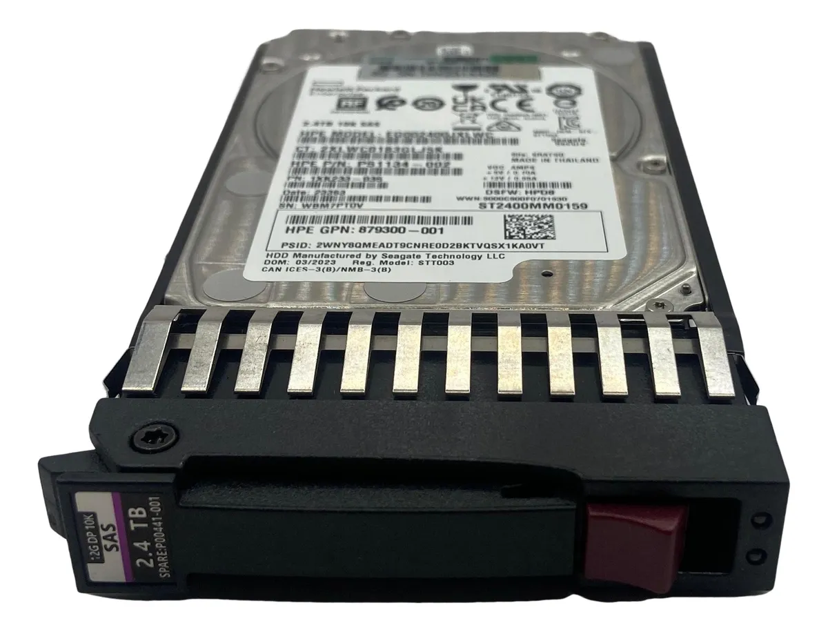 HD HPE MSA 2.4TB 10K 12GB 2,5 SAS P00441-001 Q2R41A NOVO - Imagem 2