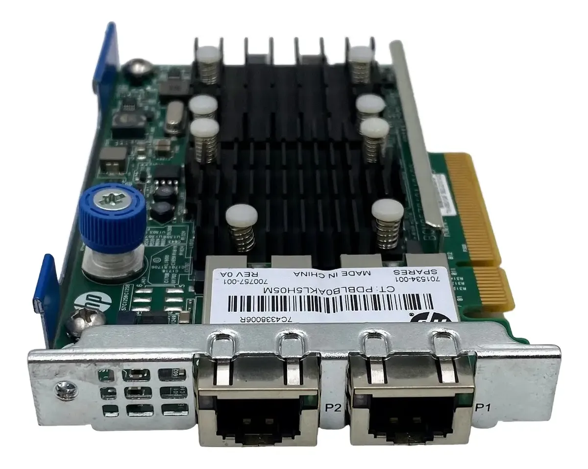 Placa de Rede HP 533FLR-T 10GB RJ45 2-Port 701534-001 700757-001 - Imagem 2
