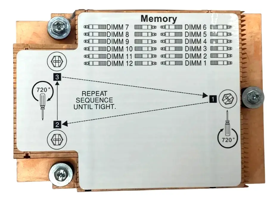 DISSIPADOR IBM PARA BLADECENTER HS22 46C3545 46C7320 - Imagem 3