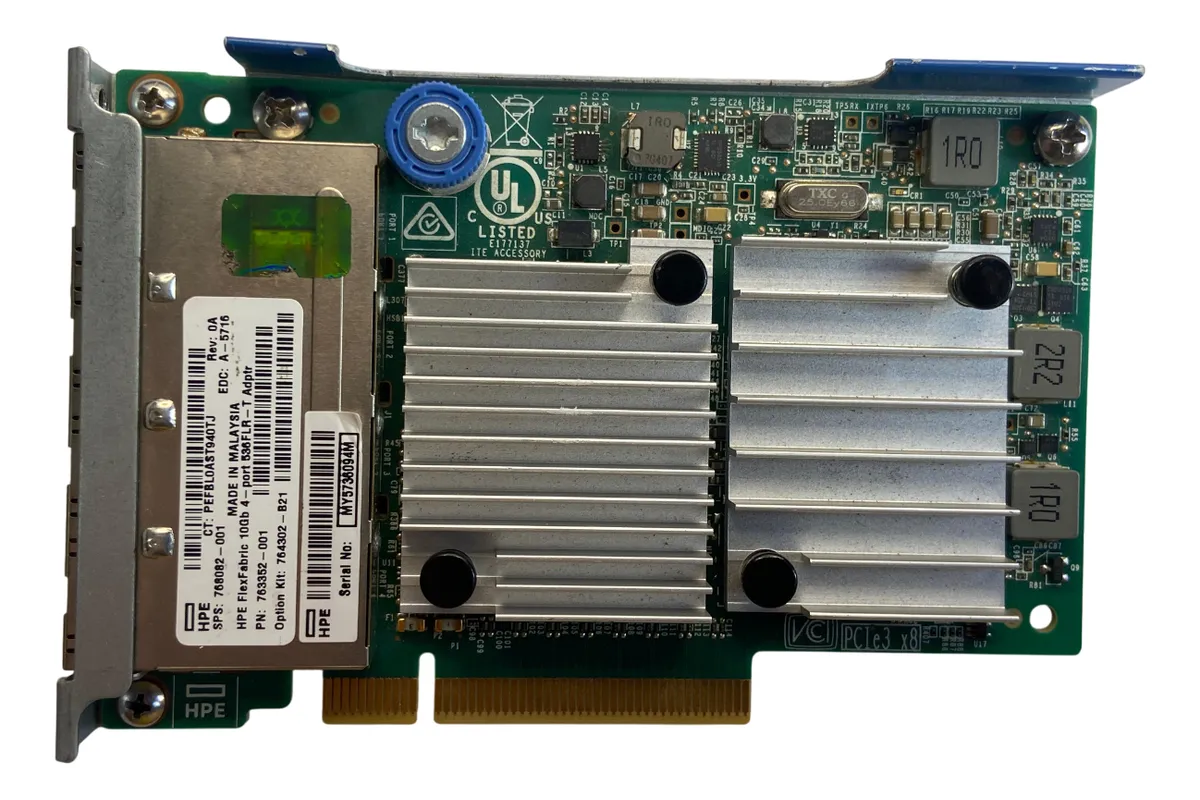 Placa de Rede HP FlexFabric 57840S 536FLR 10GB RJ45 4-Port 768082-001 - Imagem 2