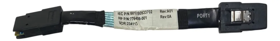 Cabo Mini-SAS SFF-8087 10cm p/ AROC H240 HP 776409-001 - Imagem 2
