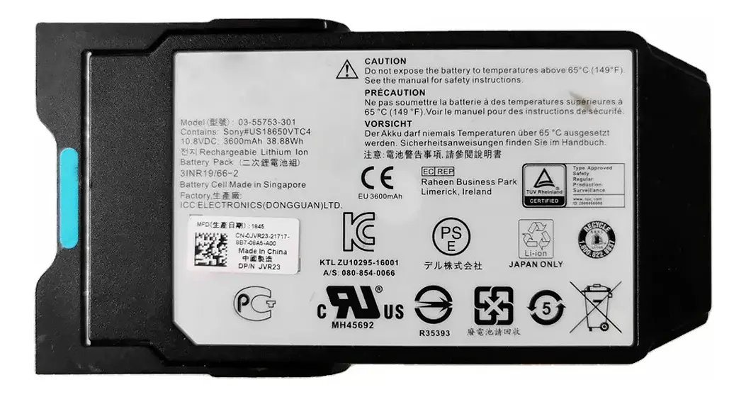 BATERIA DELL COMPELLENT SC7020 03-55753-301 0JVR23 JVR23 - Imagem 2