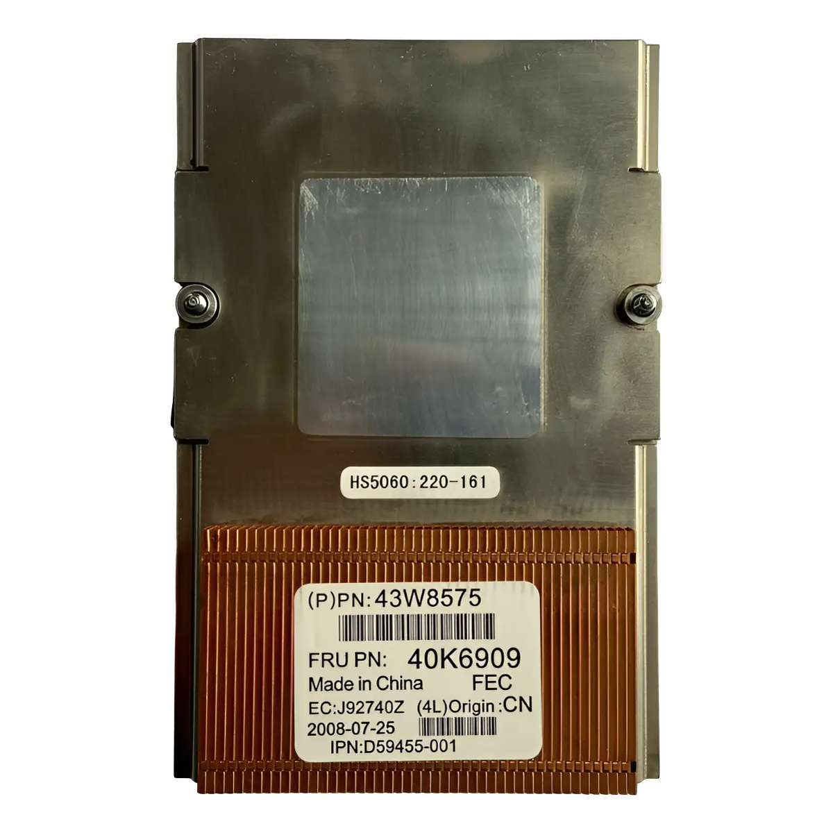 DISSIPADOR IBM BLADECENTER HS21 13N2360 40K6909 26K9646