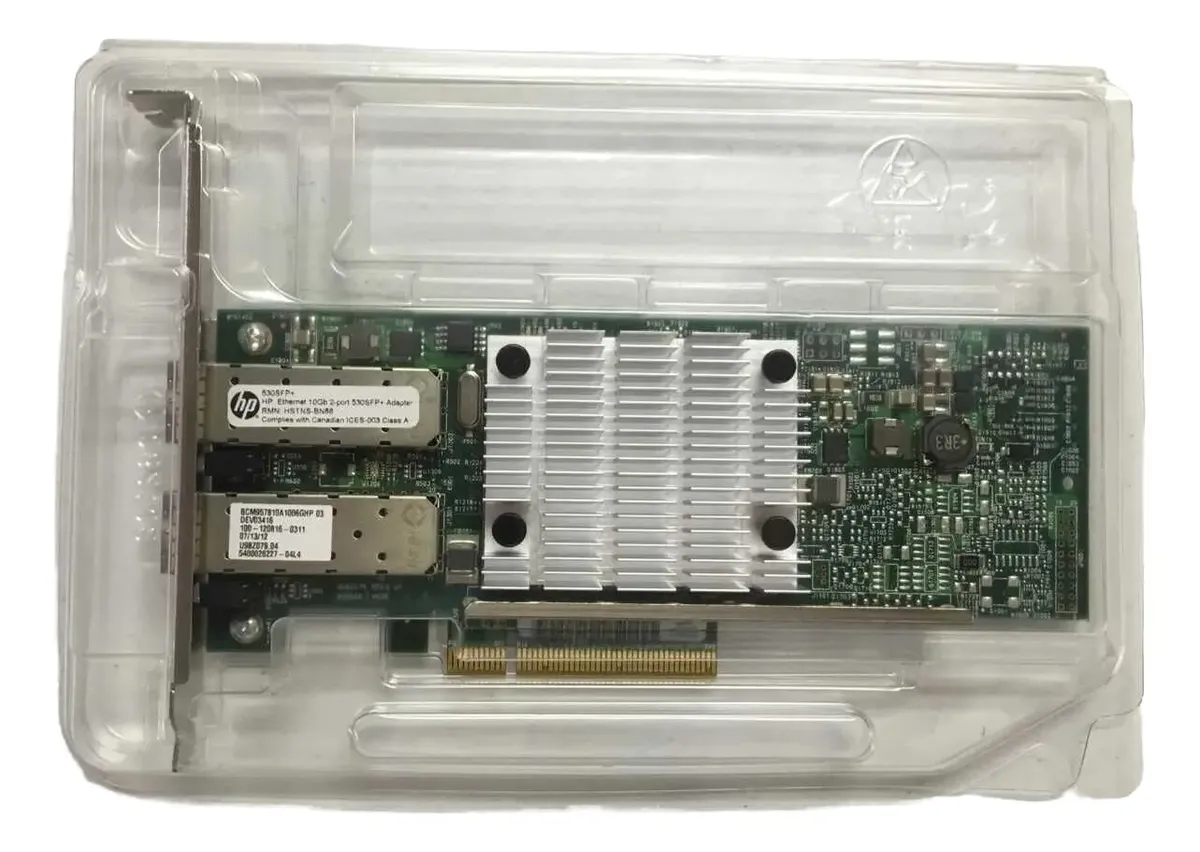 Placa de Rede HP 530SFP 10GB SFP+ 2-Port 656244-001 652503-B21 - Imagem 5