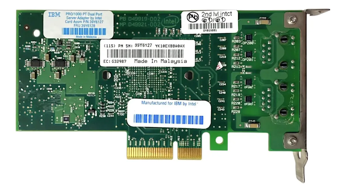 Placa de Rede IBM PRO/1000 PT RJ45 2- Port 39Y6128 39Y6127 39Y6126 - Imagem 4