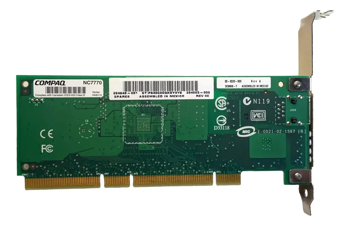 Placa de Rede HP Compaq NC7770 RJ45 1-Port 284848-001 244948-B21 - Imagem 5
