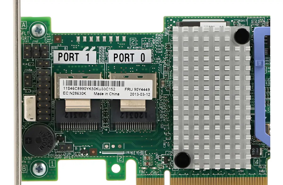CONTROLADORA IBM M5110 6GB Mini-SAS SFF-8087 2-Port 00AE807 00AE806 - Imagem 4