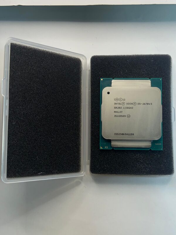 PROCESSADOR GAMER INTEL XEON E5-2678 V3 CM8064401967500 DE 12 NÚCLEOS E 2.5GHZ DE FREQUÊNCIA
