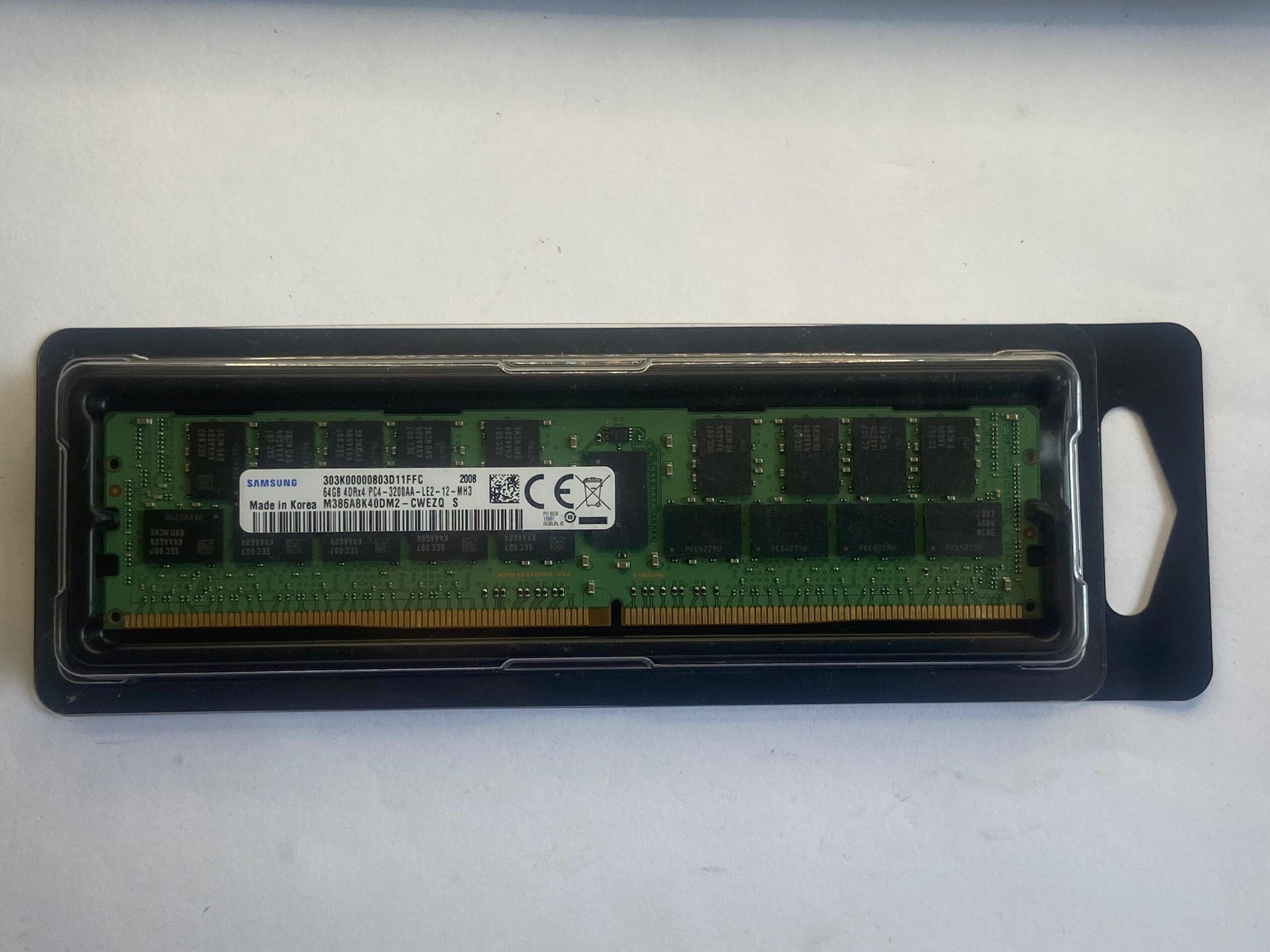 MEMÓRIA SAMSUNG 64GB DDR4-3200 LRDIMM M386A8K40DM2-CWE - Imagem 2