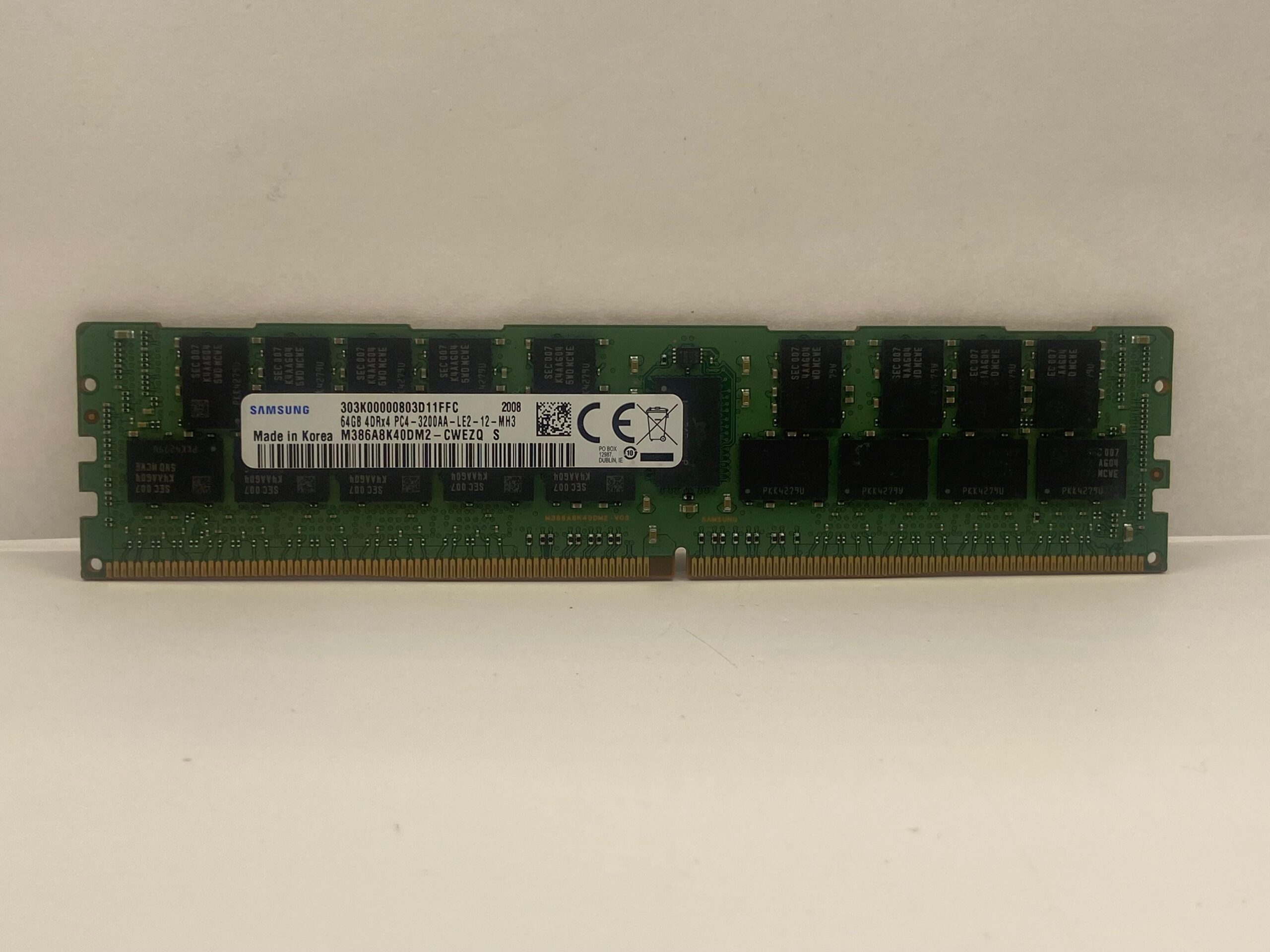 MEMÓRIA SAMSUNG 64GB DDR4-3200 LRDIMM M386A8K40DM2-CWE - Imagem 3