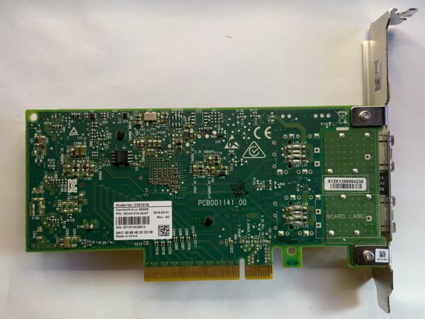 Placa de Rede Mellanox ConnectX-4 Lx 25GB SFP+ 2-Port MCX4121A-ACAT CX4121A - Imagem 2
