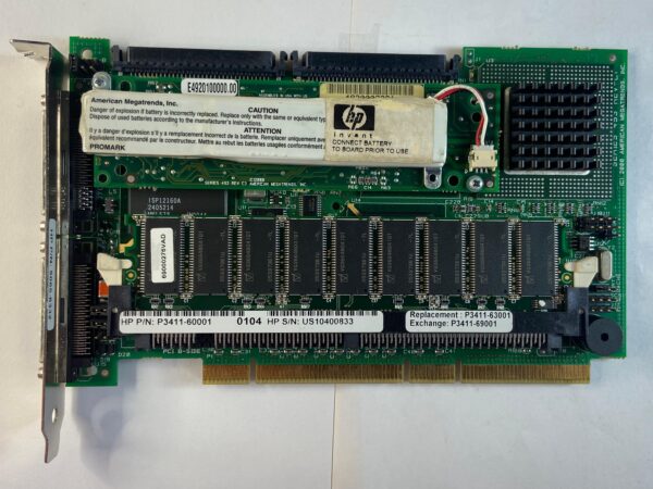 HP PLACA CONTROLADORA NETRAID 64MB SCSI P3411-60001