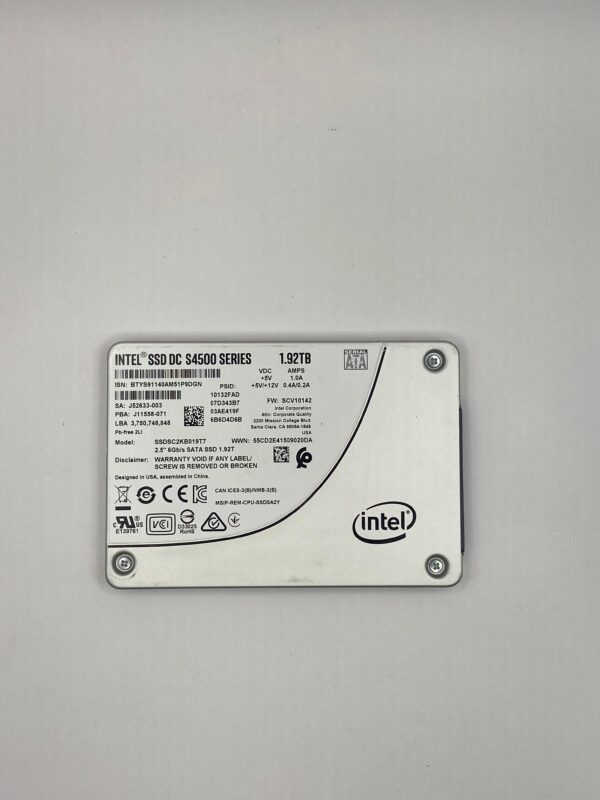 SSD 1.92TB SERVIDOR R710 R720 R730 R740 T710 T720 T730 COM NFE