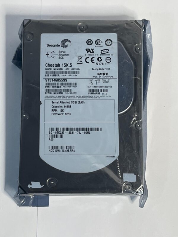 HD DELL 146GB 15K 3,5 SAS 3GB 0TK237 TK237