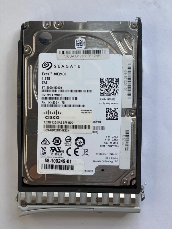 HD CISCO 1.2TB 10K 2.5 12GB SAS UCS-HD12TB10K12N seminovo