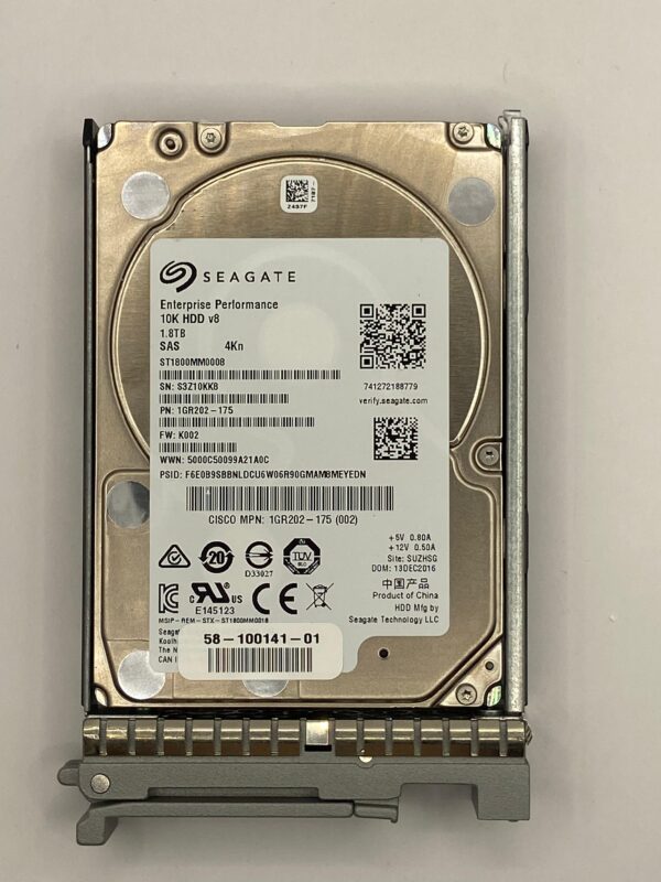 HD CISCO 1.8TB 10K 12GB SAS 2,5 UCS-HD18TB10KS4K 1GR202-175