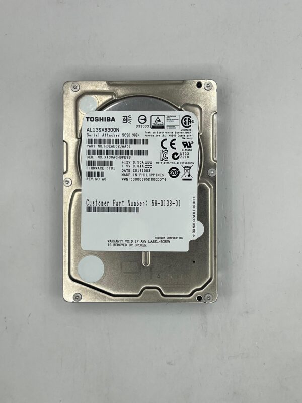 HD CISCO 300GB 15K 6GB SAS 2,5 UCS-HDD300GI2F105 58-0138-01