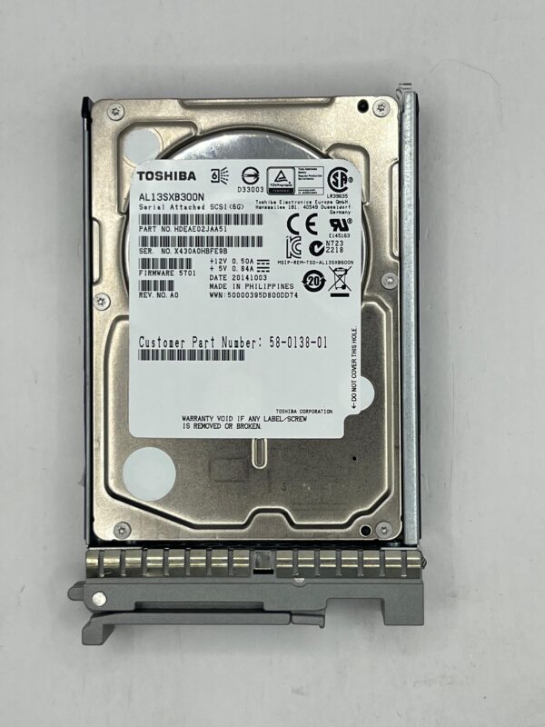 HD CISCO 300GB 15K 6GB SAS 2,5 UCS-HDD300GI2F105 58-0138-01