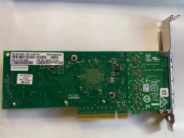 PLACA REDE CISCO X710-DA4 10GB SFP+ 4-Port UCSC-PCIE-IQ10GF 30-100131-01 - Imagem 2