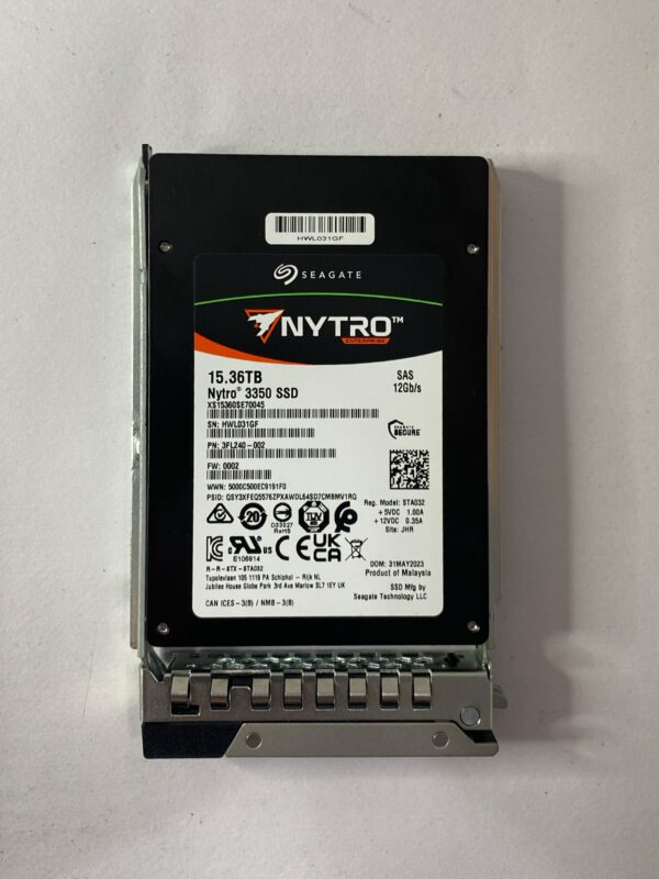 SSD SEAGATE 15.36TB 2.5 SAS R660 SERVER XS15360SE70084 XS15360SE70045 - Imagem 2