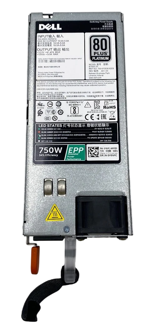 FONTE DELL 750W R630 R730 0Y9VFC Y9VFC - Imagem 2