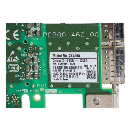 Placa de Rede Mellanox ConnectX-5 QSFP28 100GB 2-Port MCX556A-ECAT - Imagem 3