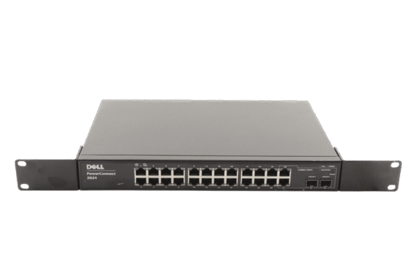 Switch DELL PowerConnect 2824 24-Port RJ45 0F491K F491K - Imagem 3