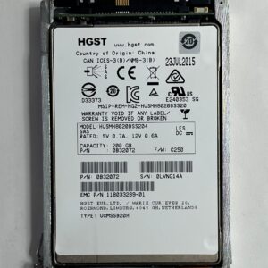 SSD EMC 200GB 2,5 SAS 6GBPs 005051138 005050523