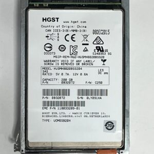 SSD EMC 200GB 2.5 SAS 6GBPs 005051195