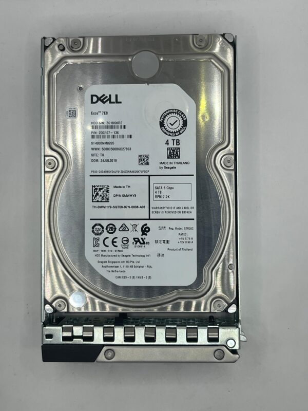 HD DELL 4TB 3.5 6G 7.2K SATA 0MWHY9 MWHY9