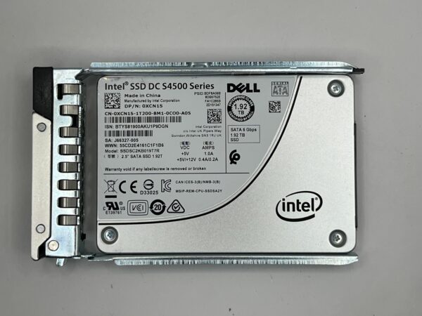 SSD Dell 1.92TB SATA 6GBPs 2,5 RI 0XCN15 XCN15