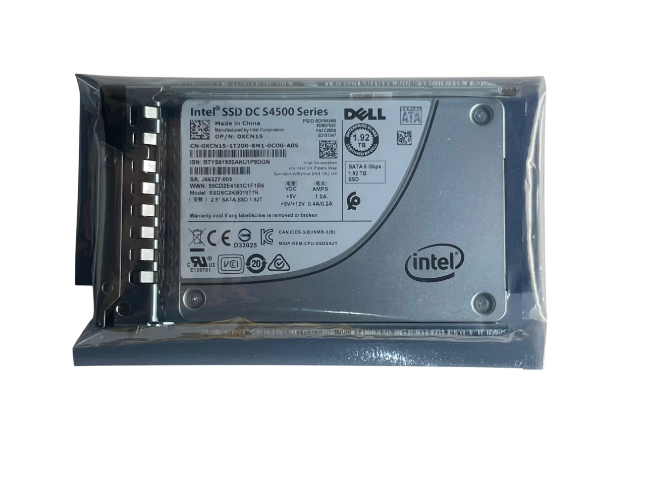 SSD Dell 1.92TB SATA 6GBPs 2,5 RI 0XCN15 XCN15 NOVO - Imagem 2
