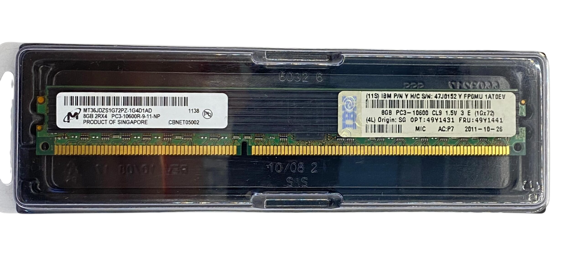 Memória IBM 8GB DDR3-1333 RDIMM 49Y1441 49Y1431 - Imagem 2