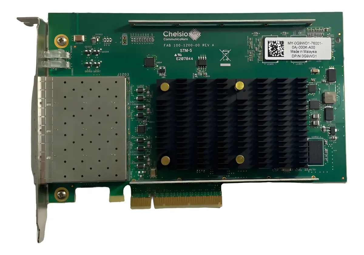Placa de Rede DELL T540-CR 10GB SFP+ 4-Port 0G9WD1 G9WD1 - Imagem 2