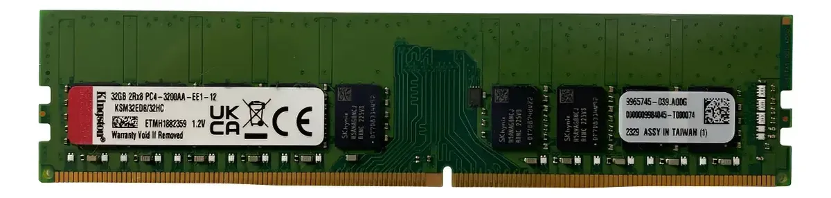 Memória KINGSTON 32GB DDR4-3200 UDIMM KSM32ED8/32HC - Imagem 3